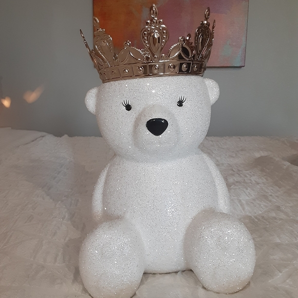 Bath and body works 3 wick bear candle holder
